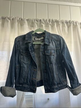 Express Women's Dark Blue Denim Jean Jacket